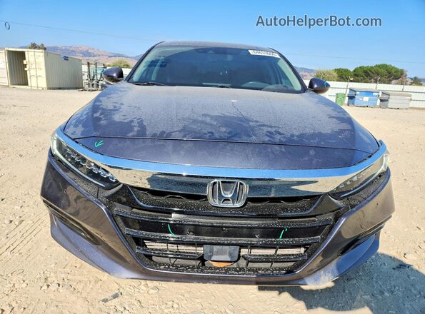 1HGCV2F93KA020841 2019 HONDA ACCORD Gray Вид спереду