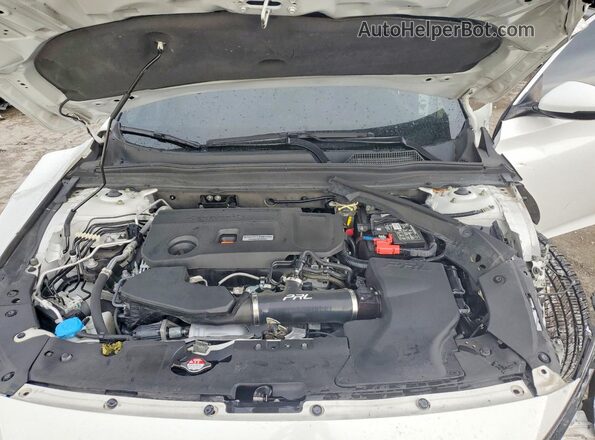 1HGCV2F93KA030253 2019 HONDA ACCORD White უკანა სალონის ხედი