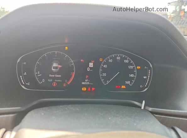 1HGCV2F97MA007139 2021 HONDA ACCORD White Вид щитка приладів