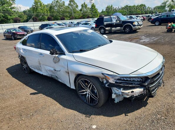 1HGCV2F97MA007139 2021 HONDA ACCORD White Передня права чверть