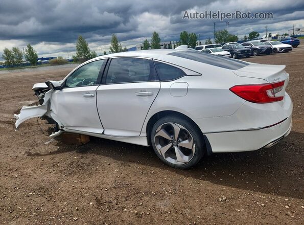 1HGCV2F98JA801143 2018 HONDA ACCORD Белый Задняя левая четверть