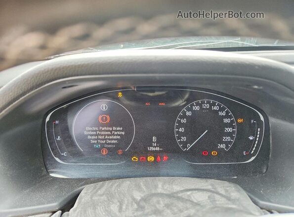 1HGCV2F98JA801143 2018 HONDA ACCORD Белый Вид щитка приборов