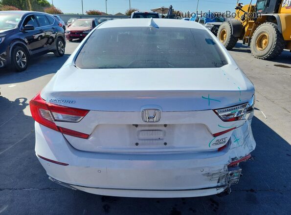 1HGCV2F98LA010999 2020 HONDA ACCORD White უკანა ხედი