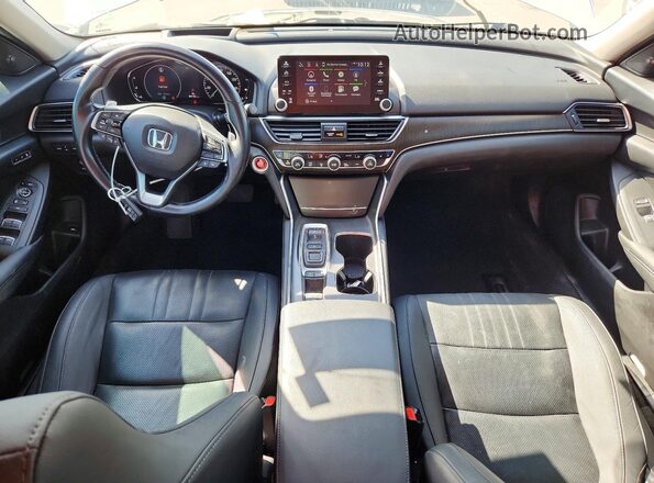 1HGCV2F98LA010999 2020 HONDA ACCORD White წინა პანელის ხედი