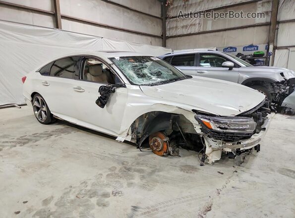 1HGCV2F98LA014437 2020 HONDA ACCORD White Delantero derecho