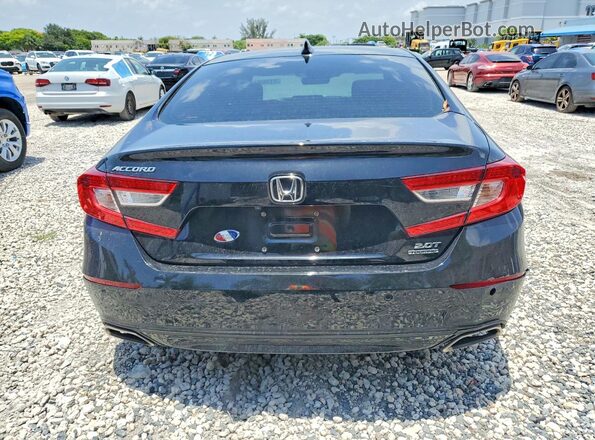 1HGCV2F9XNA004382 2022 HONDA ACCORD Black Vista trasera