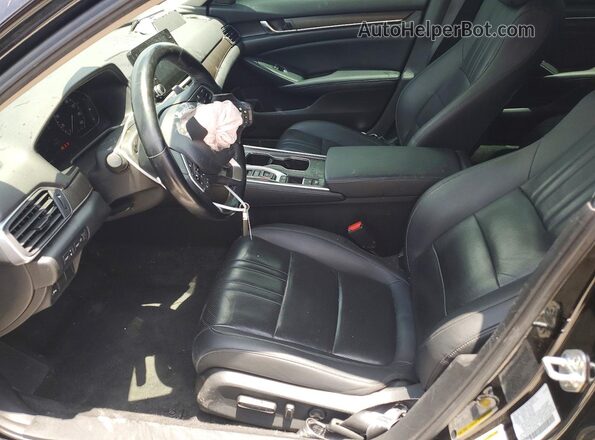 1HGCV2F9XNA004382 2022 HONDA ACCORD Black Vista interior delantera