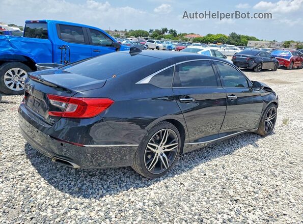 1HGCV2F9XNA004382 2022 HONDA ACCORD Black Trasero derecho