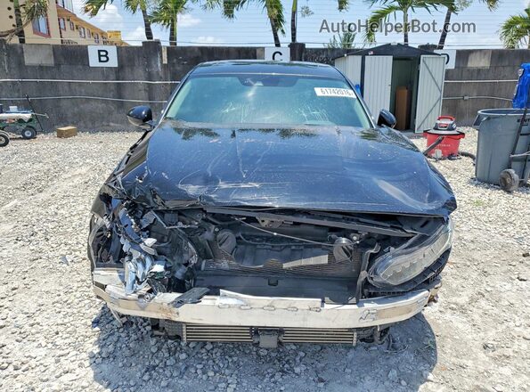 1HGCV2F9XNA004382 2022 HONDA ACCORD Black Vista frontal