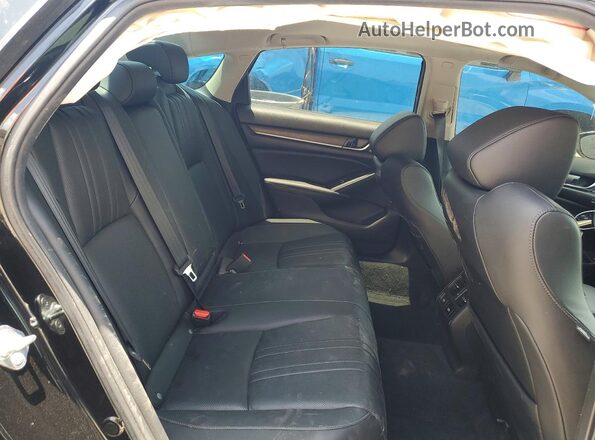 1HGCV2F9XNA004382 2022 HONDA ACCORD Black Vista de los asientos traseros