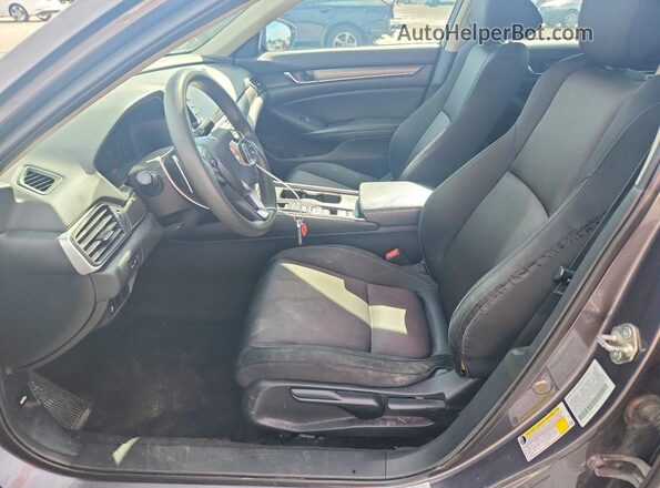 1HGCV3F15JA012951 2018 HONDA ACCORD Gray Սալոնի դիմացի տեսք