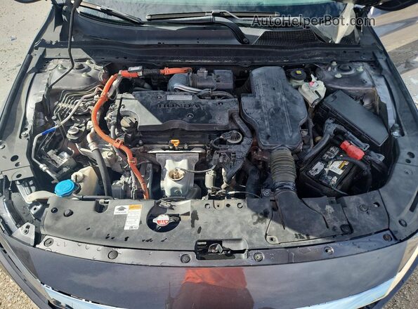1HGCV3F15JA012951 2018 HONDA ACCORD Gray Սալոնի հետևի տեսք
