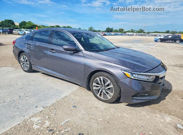 1HGCV3F15JA012951 2018 HONDA ACCORD Gray Առջևի աջ