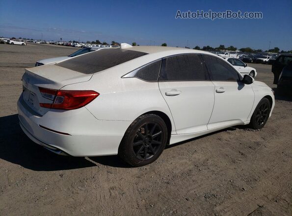 1HGCV3F16JA000338 2018 HONDA ACCORD Белый Задняя правая четверть
