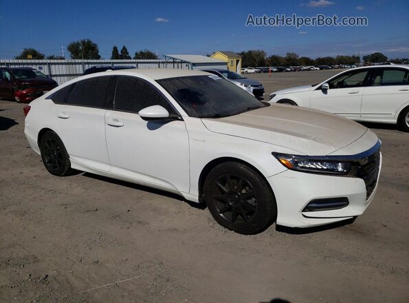 1HGCV3F16JA000338 2018 HONDA ACCORD Белый Передняя правая четверть