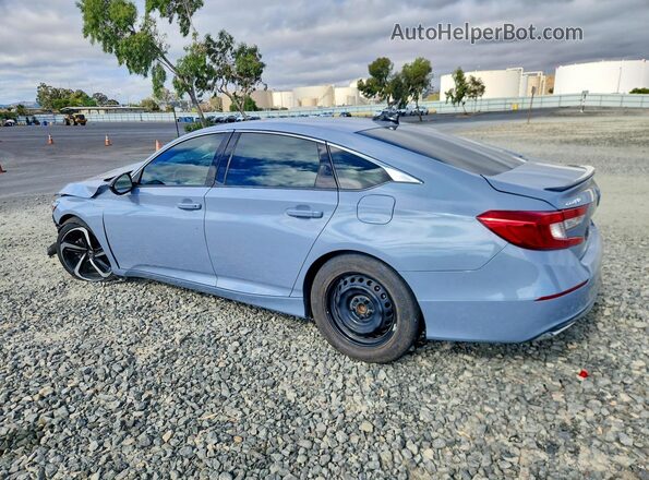 1HGCV3F20NA002245 2022 HONDA ACCORD Gray Հետևի ձախ