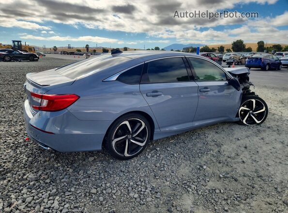 1HGCV3F20NA002245 2022 HONDA ACCORD Gray Հետևի աջ