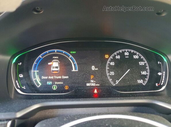 1HGCV3F23NA011814 2022 HONDA ACCORD White Vista del cuadro de instrumentos