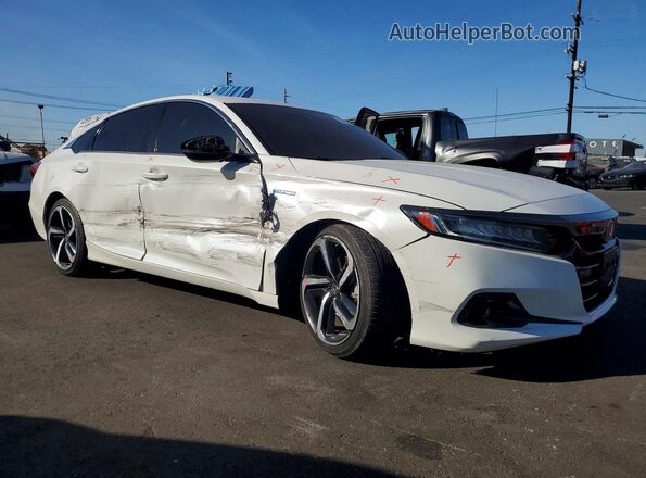 1HGCV3F23NA011814 2022 HONDA ACCORD White Delantero derecho