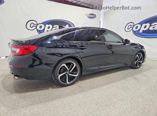 1HGCV3F2XNA026486 2022 HONDA ACCORD Black Trasero derecho