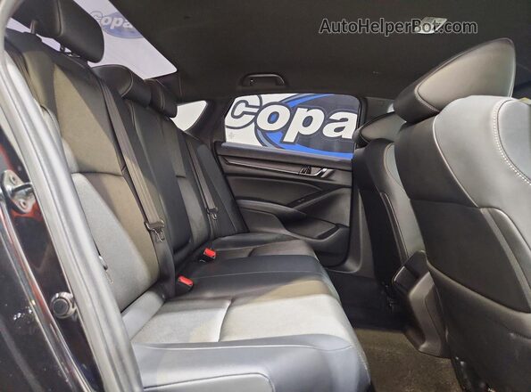 1HGCV3F2XNA026486 2022 HONDA ACCORD Black Vista de los asientos traseros