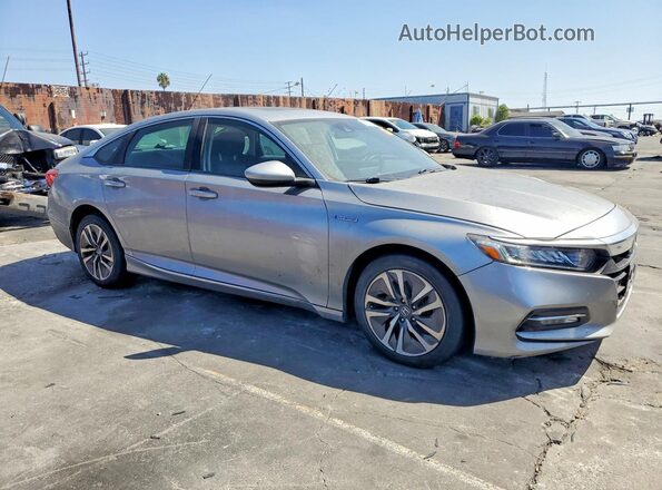1HGCV3F40JA002726 2018 HONDA ACCORD Silver Delantero derecho