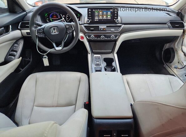 1HGCV3F44LA002392 2020 HONDA ACCORD White წინა პანელის ხედი
