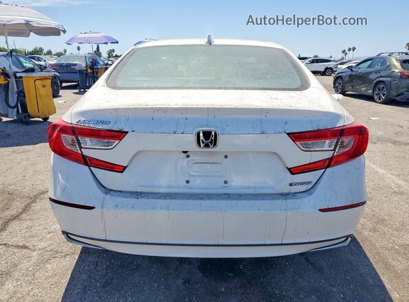 1HGCV3F47MA012268 2021 HONDA ACCORD Белый Вид сзади