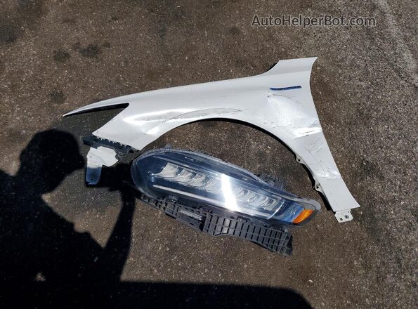 1HGCV3F47MA012268 2021 HONDA ACCORD Белый Вид подкапотного пространства