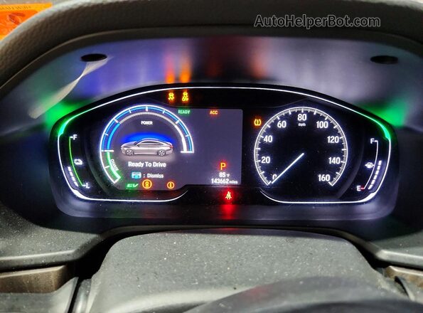 1HGCV3F50LA013060 2020 HONDA ACCORD Black Вид щитка приладів
