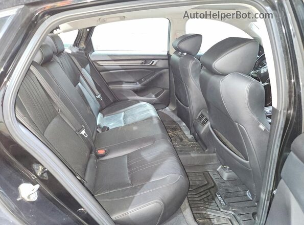 1HGCV3F50LA013060 2020 HONDA ACCORD Black Вид задніх сидінь