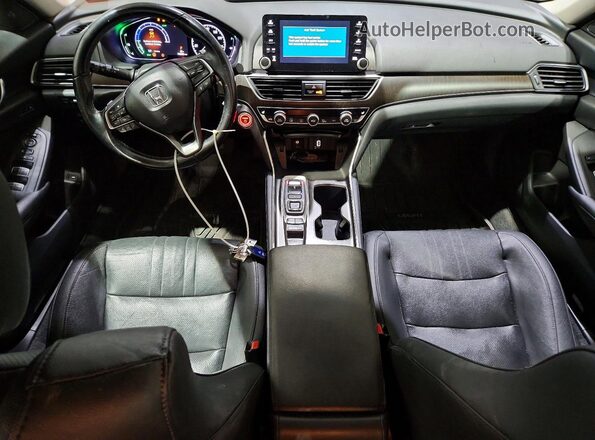 1HGCV3F50LA013060 2020 HONDA ACCORD Black Вид панелі приладів