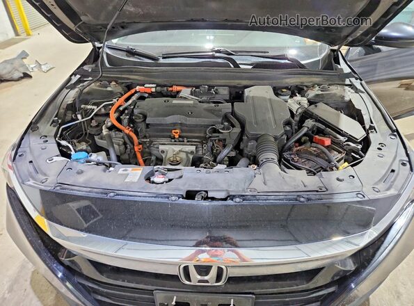 1HGCV3F50LA013060 2020 HONDA ACCORD Black Вид задньої частини салону