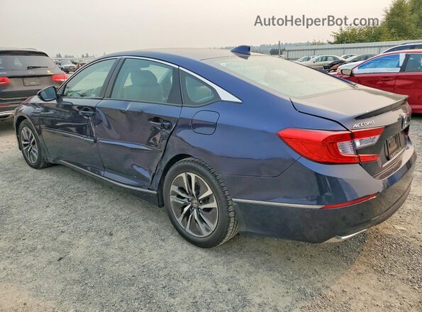1HGCV3F52LA000438 2020 HONDA ACCORD Blue უკანა მარცხენა