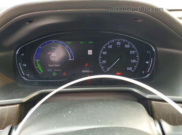 1HGCV3F52LA000438 2020 HONDA ACCORD Blue ხელსაწყოთა პანელის ხედი