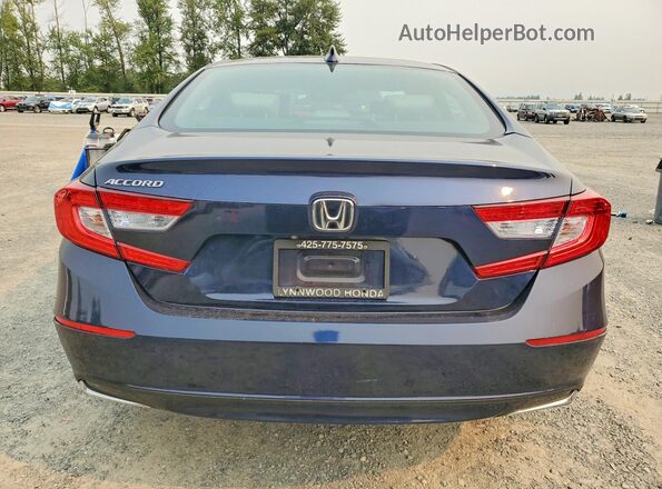 1HGCV3F52LA000438 2020 HONDA ACCORD Blue უკანა ხედი
