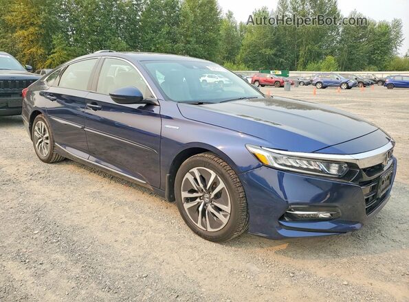 1HGCV3F52LA000438 2020 HONDA ACCORD Blue წინა მარჯვენა