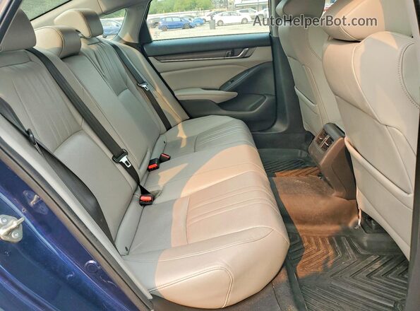 1HGCV3F52LA000438 2020 HONDA ACCORD Blue უკანა სავარძლების ხედი