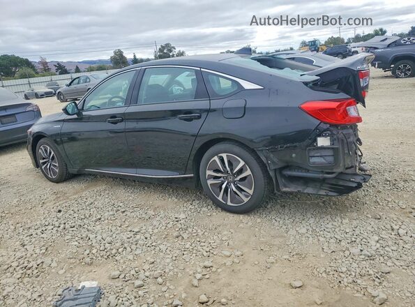 1HGCV3F59KA016375 2019 HONDA ACCORD Black Задня ліва чверть