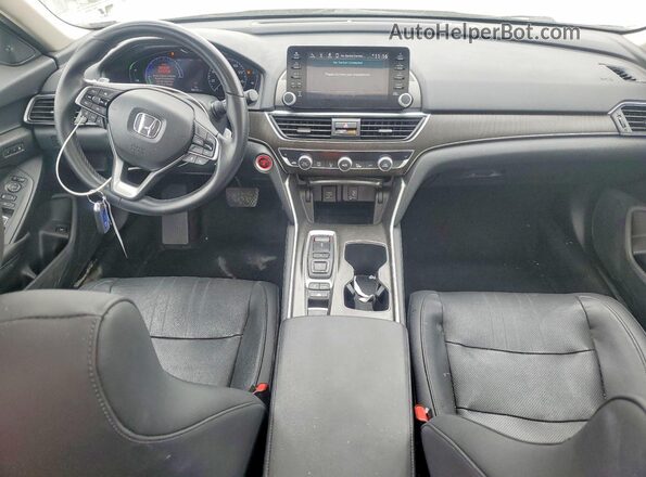 1HGCV3F59KA016375 2019 HONDA ACCORD Black Вид панелі приладів