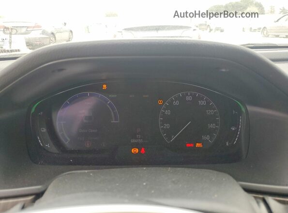 1HGCV3F59KA016375 2019 HONDA ACCORD Black Вид щитка приладів