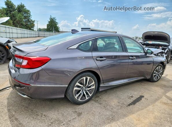1HGCV3F94KA001477 2019 HONDA ACCORD Gray Rear right