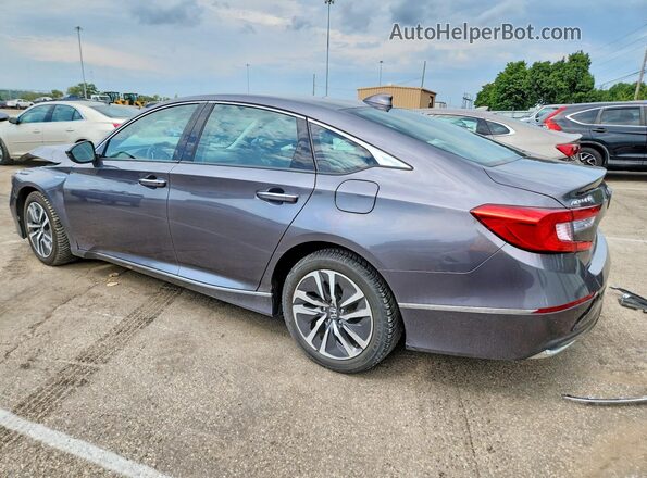 1HGCV3F94KA001477 2019 HONDA ACCORD Gray Rear left