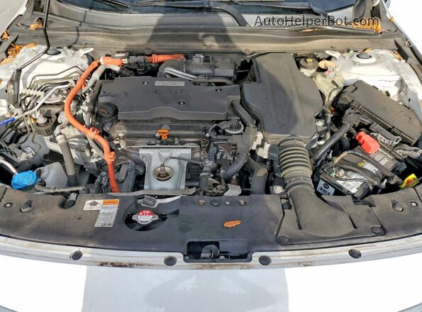 1HGCV3F94KA018330 2019 HONDA ACCORD White Вид задньої частини салону