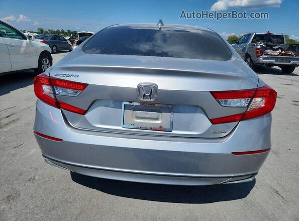 1HGCV3F94KA020921 2019 HONDA ACCORD Silver უკანა ხედი