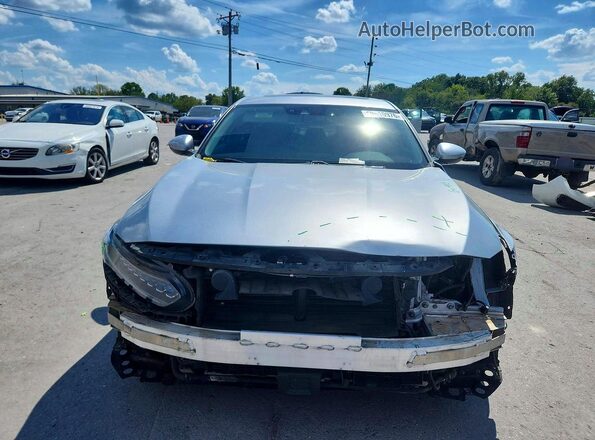 1HGCV3F94KA020921 2019 HONDA ACCORD Silver წინა ხედი