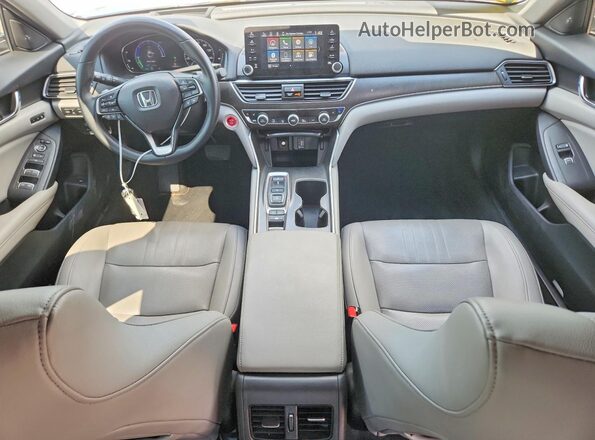 1HGCV3F94KA020921 2019 HONDA ACCORD Silver წინა პანელის ხედი