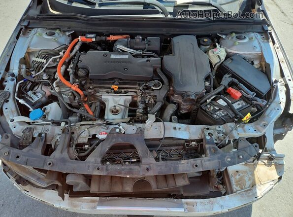 1HGCV3F94KA020921 2019 HONDA ACCORD Silver უკანა სალონის ხედი