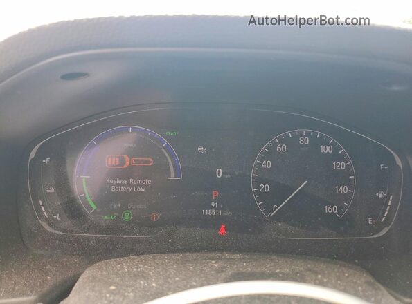 1HGCV3F94MA008819 2021 HONDA ACCORD White Вид щитка приладів