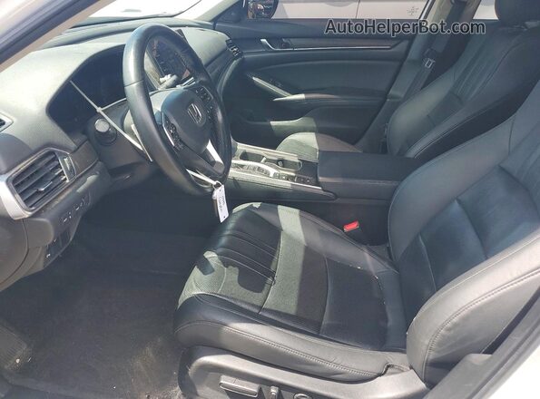 1HGCV3F94MA008819 2021 HONDA ACCORD White Вид салону спереду
